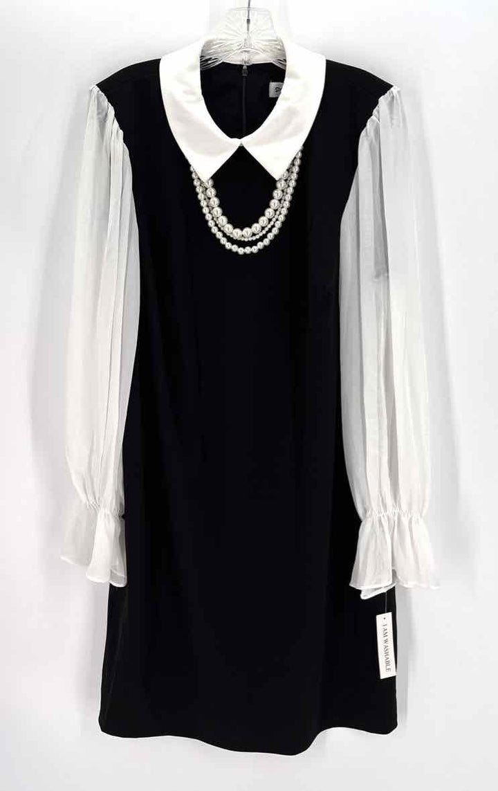 Size 16 Multi-Color Knit Beaded Dress