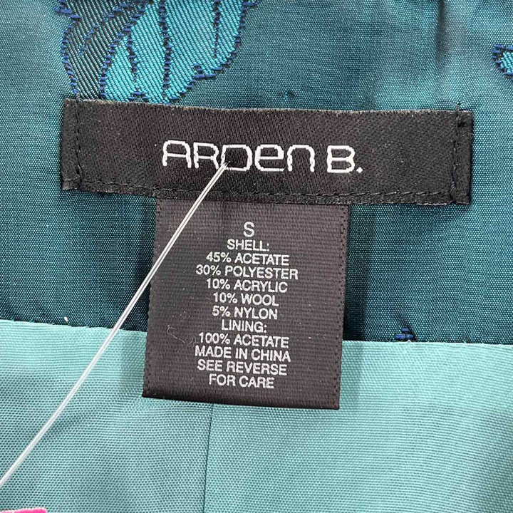 Size S ARDEN B Teal Jacket