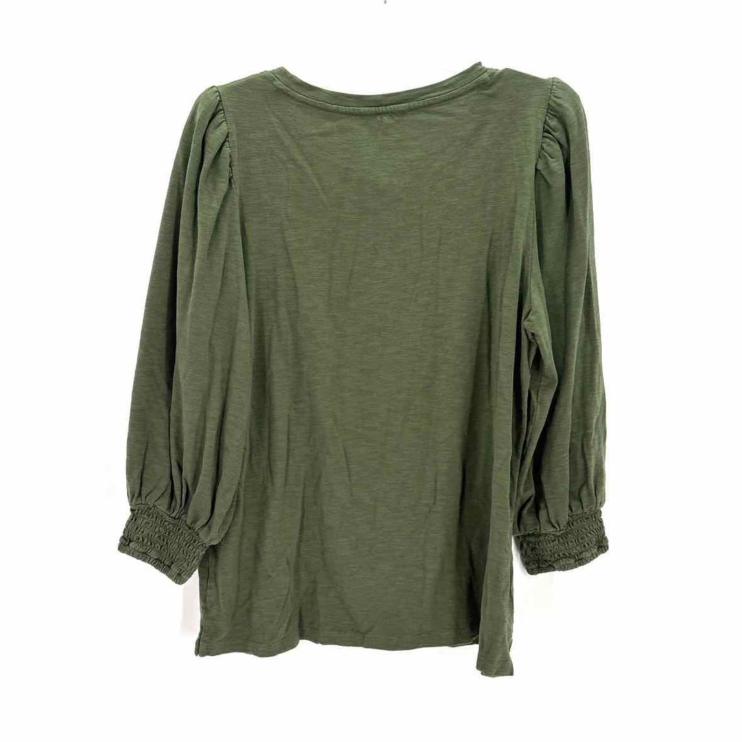 Size L CROWN & IVY Olive Shirt