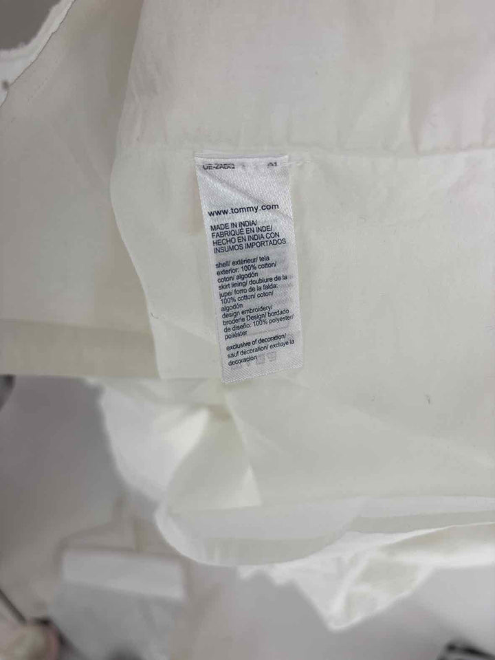 Size M TOMMY HILFIGER White Dress