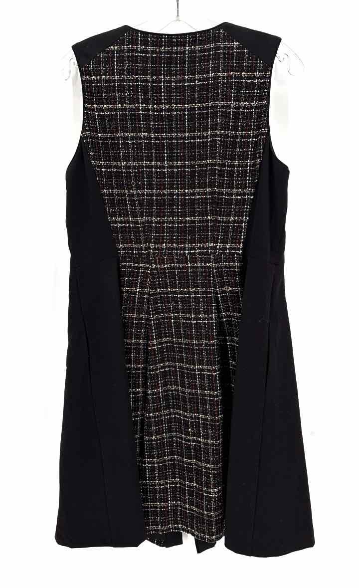 Size 12 Vince Camuto Black Tweed Dress