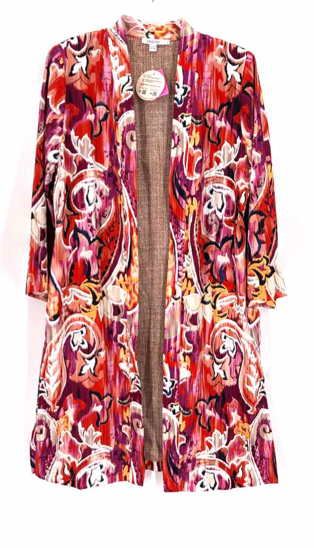 Size M Chico's Multi-Color Cardigan