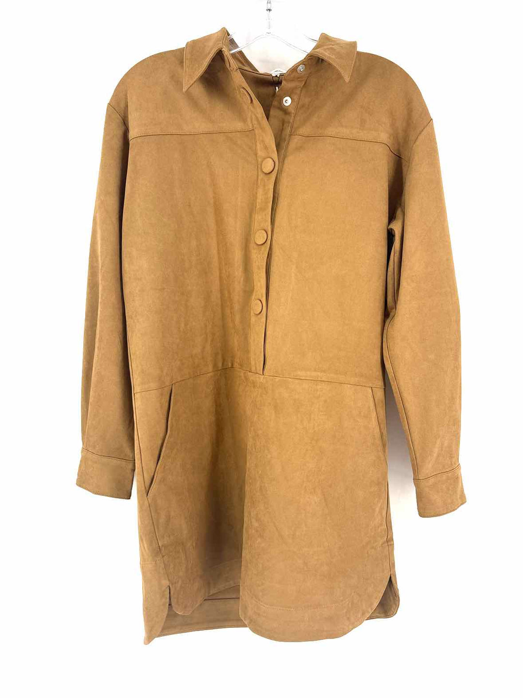 Size M Tan Suede Dress