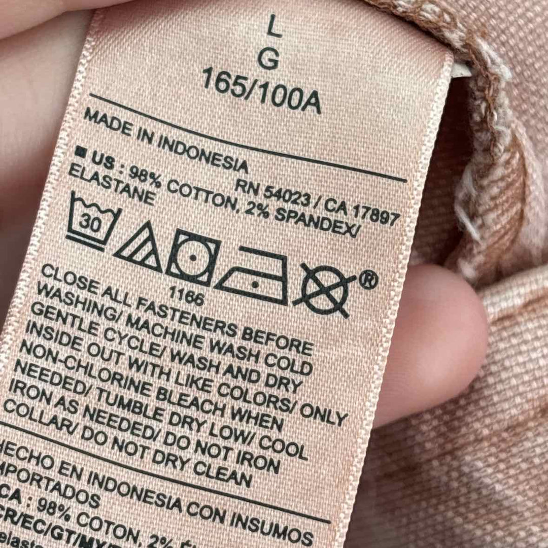 Size L Old Navy Peach Canvas Jacket