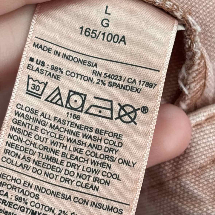 Size L Old Navy Peach Canvas Jacket