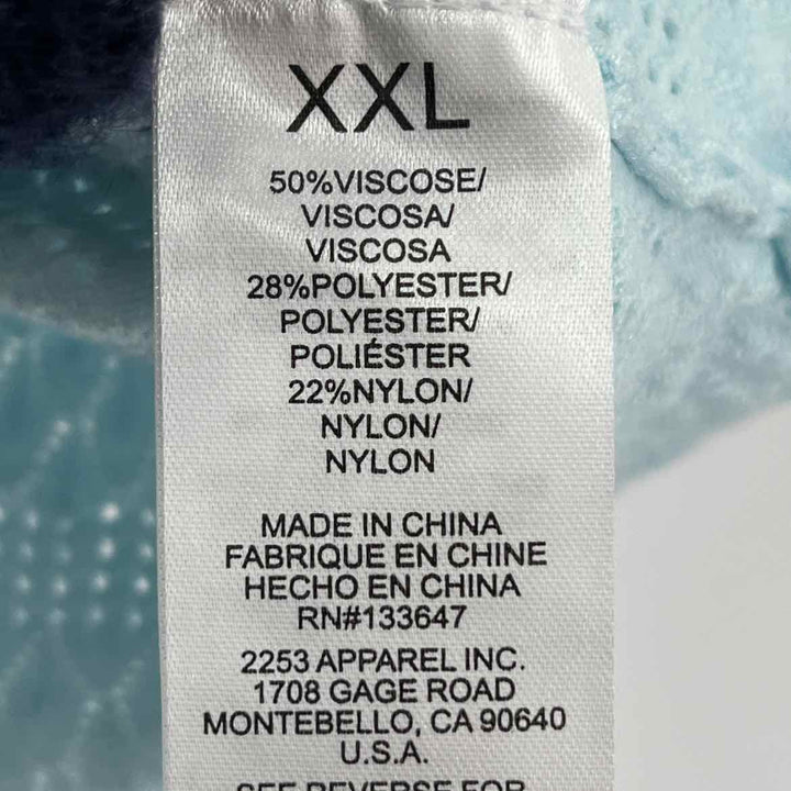 Size XXL Celebrity Pink Light Blue Knit Sweater