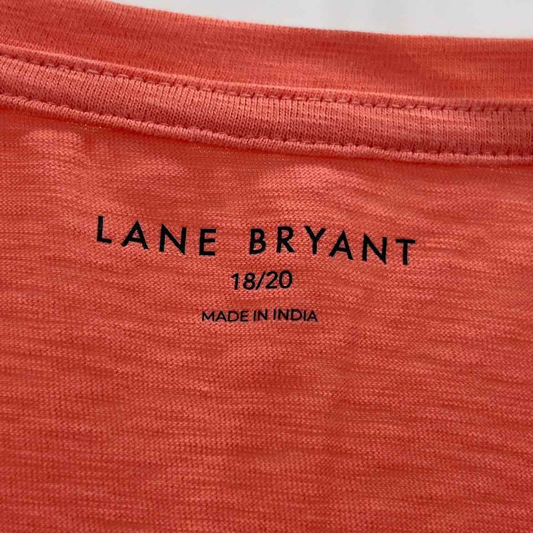 Size 18/20 LANE BRYANT Salmon Beaded Shirt