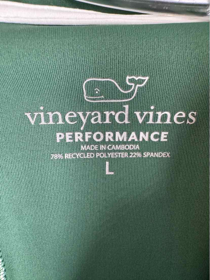 Size L Vineyard Vines Green Sweater