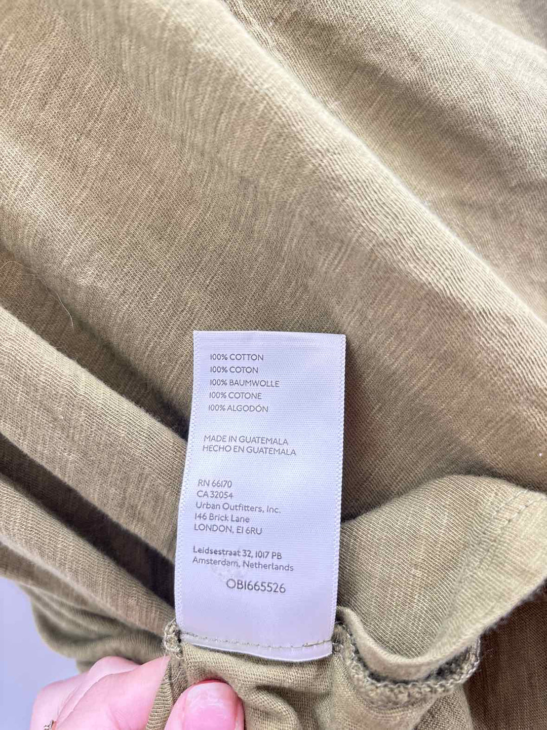Size L Olive Shirt