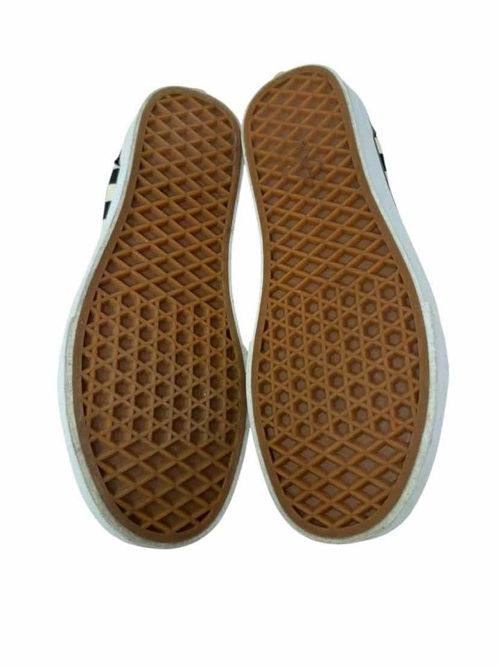 Shoe Size 7 Vans Black/White Sneakers
