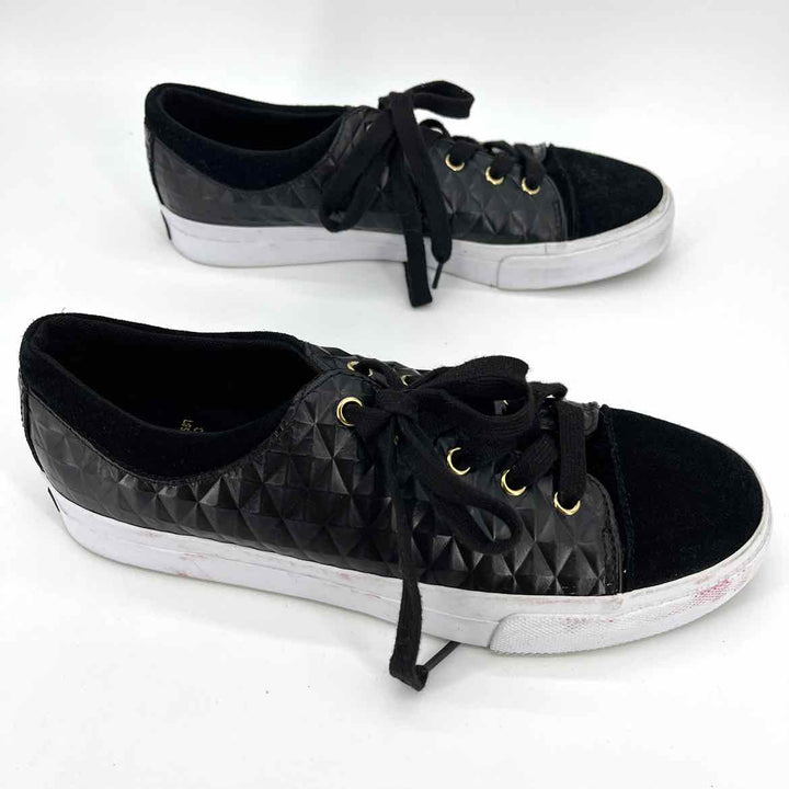 Shoe Size 9 Black Suede Sneakers