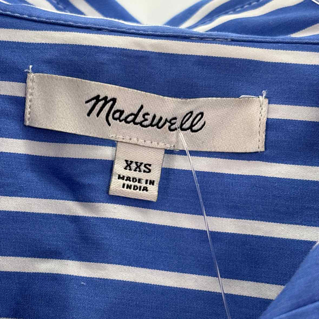 Size XXS MADEWELL Blue Shirt