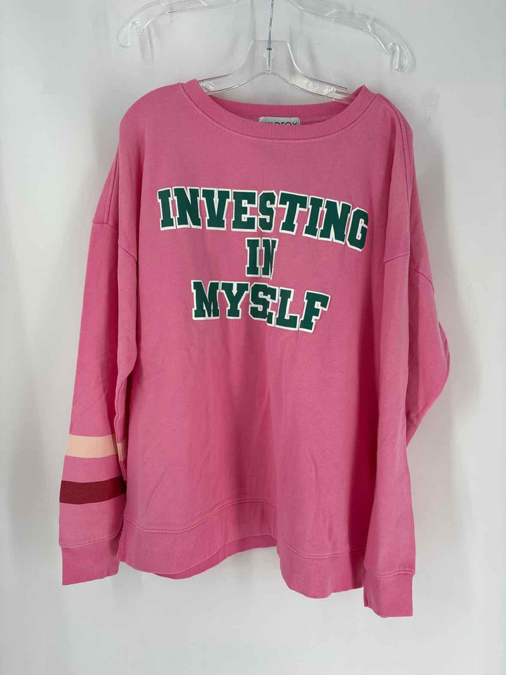 Size XL WILDFOX Pink Sweater