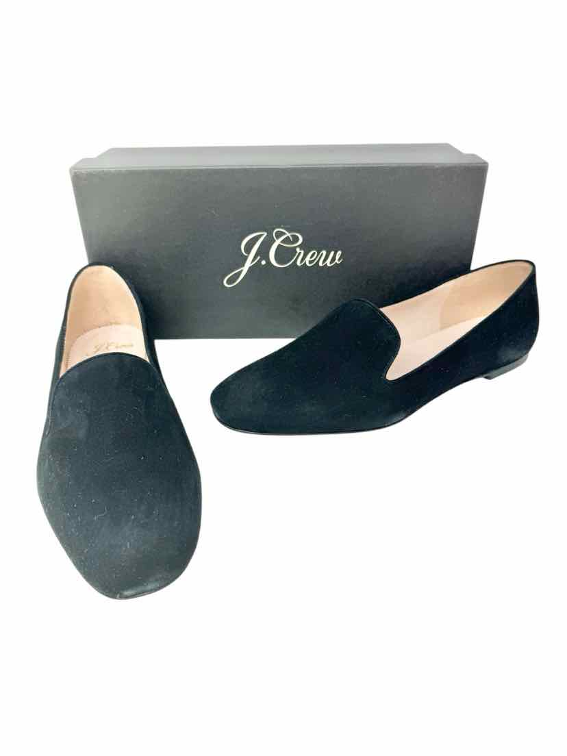 Shoe Size 8 J Crew Black Suede Flats