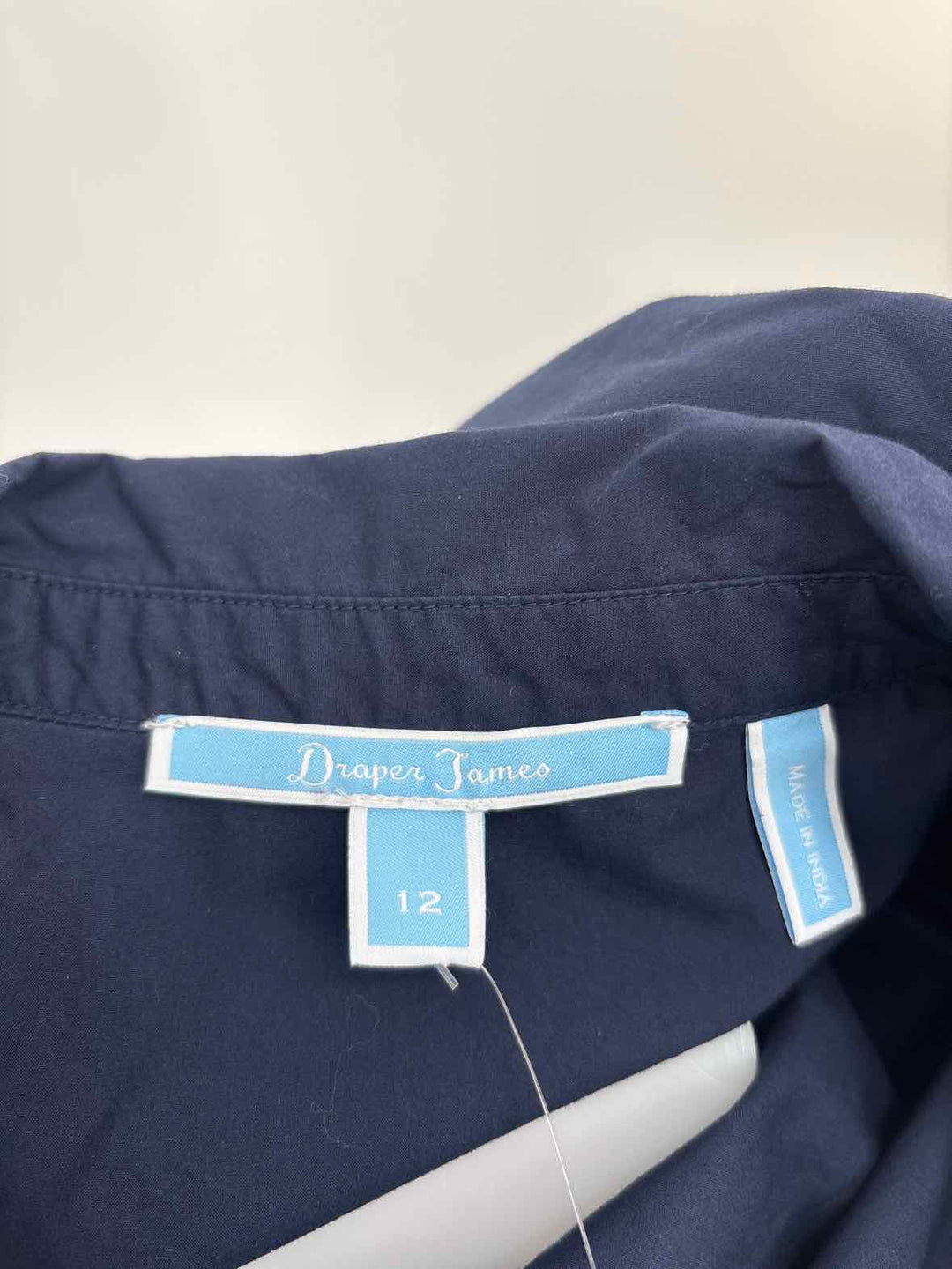 Size 12 DRAPER JAMES Navy Shirt