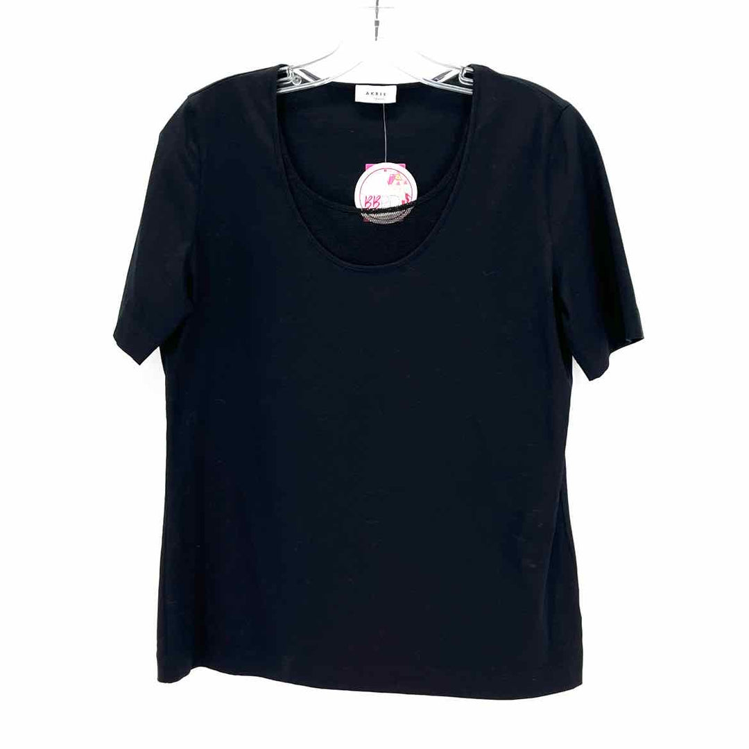 Size L Akris Black Shirt