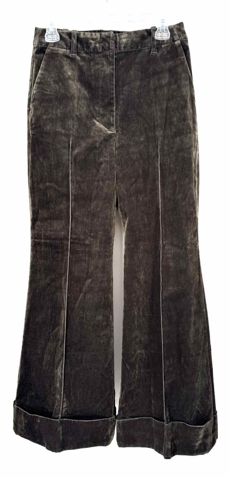 Size 6 Banana Republic Olive Velour Pants