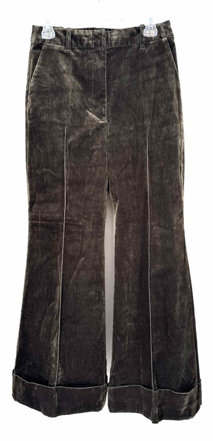 Size 6 Banana Republic Olive Velour Pants