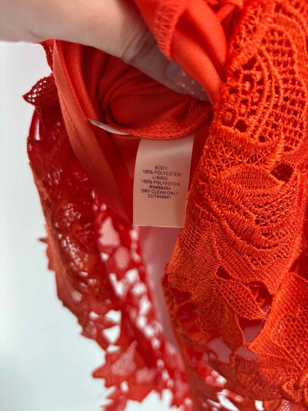 Size 12 Orange Dress