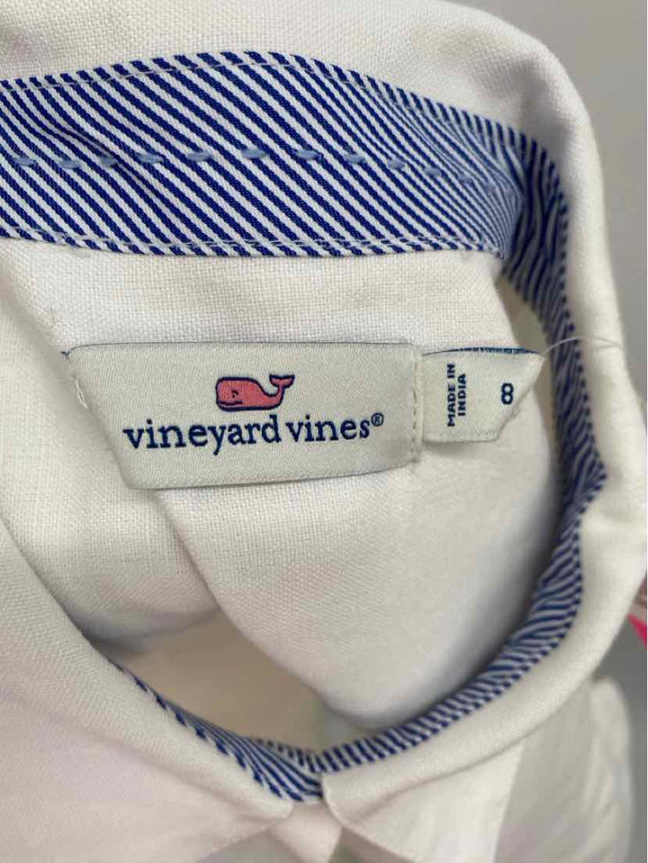 Size 8 Vineyard Vines White Dress