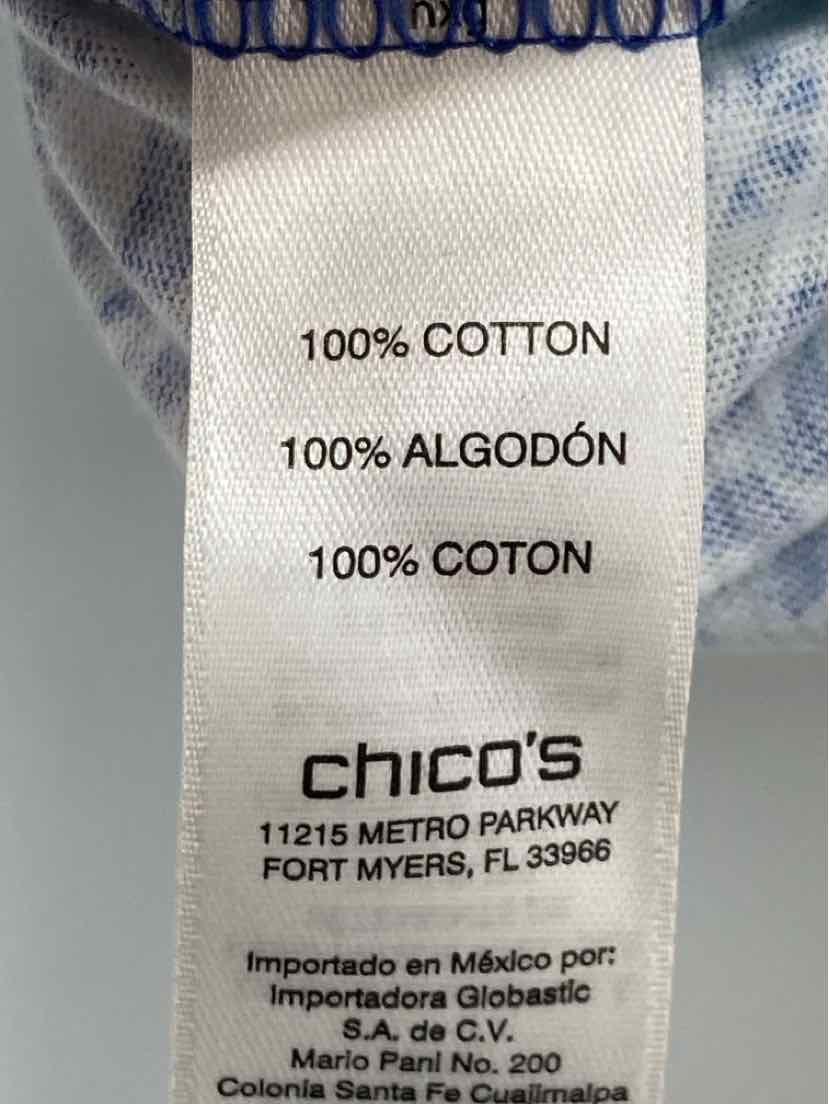 Size L Chico's Multi-Color Shirt