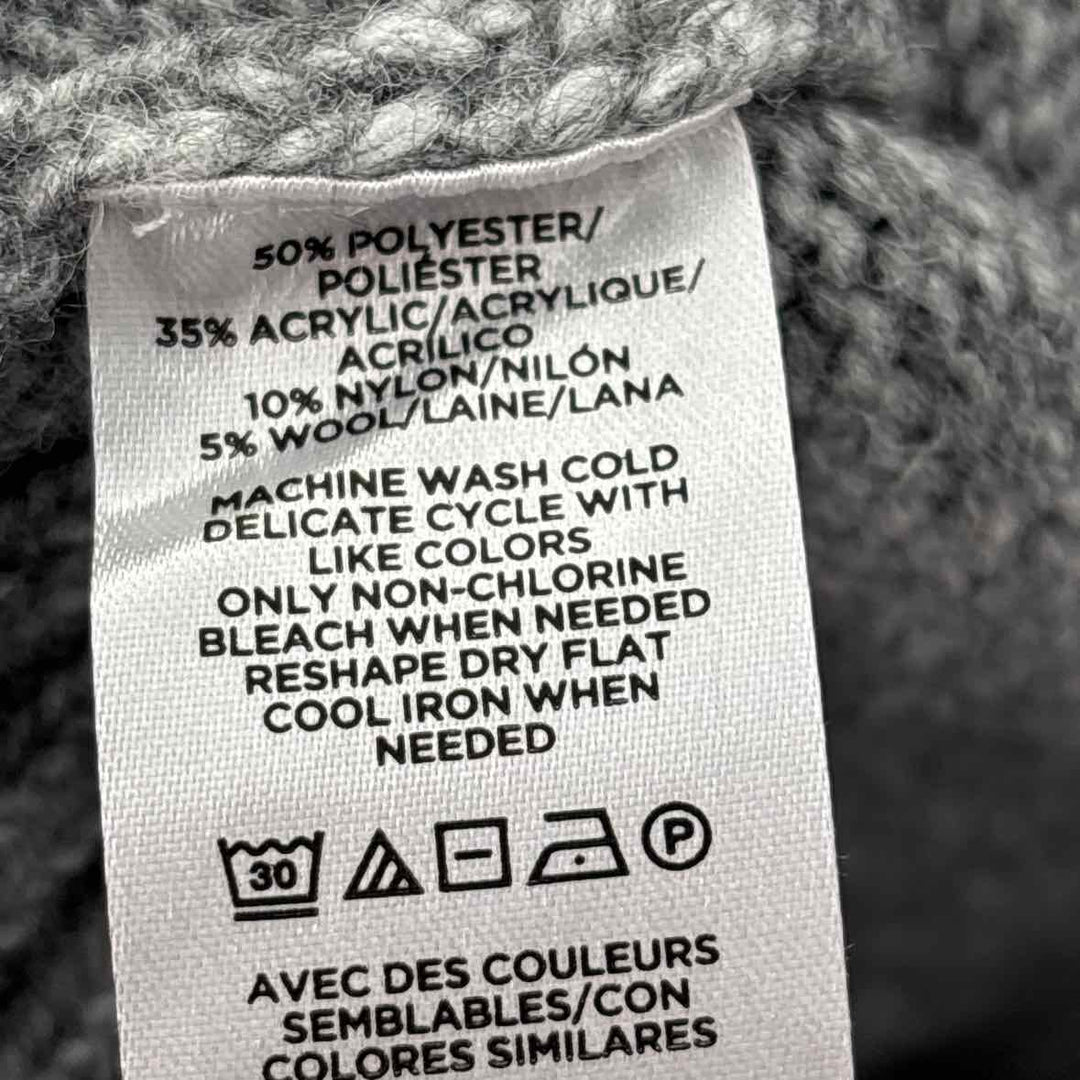 Size L LOFT Gray Knit Sweater