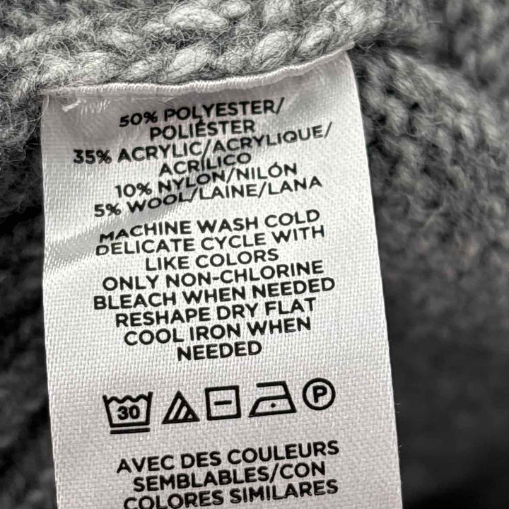 Size L LOFT Gray Knit Sweater