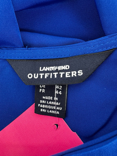 Size 10 LAND END Blue Shirt