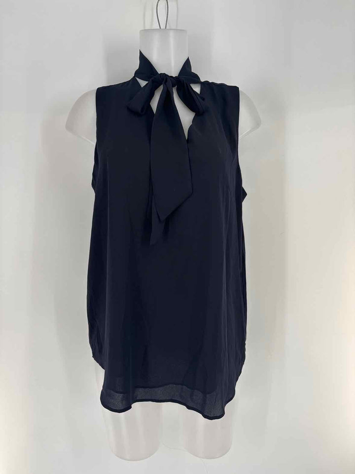 Size L Ann Taylor Navy Shirt