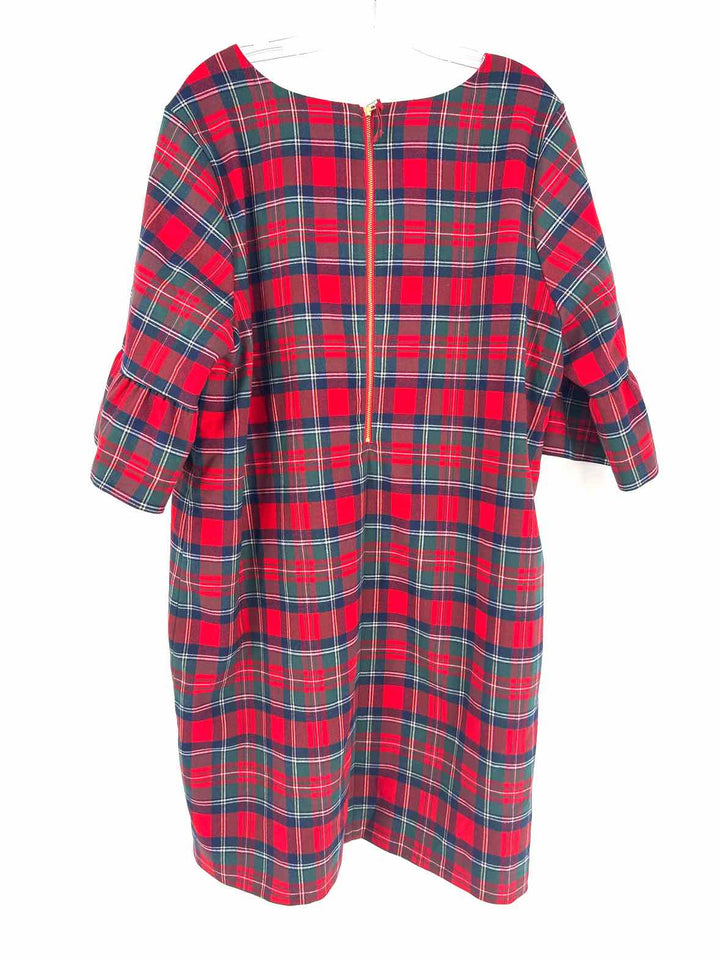 Size 20 Vineyard Vines Red Print Dress