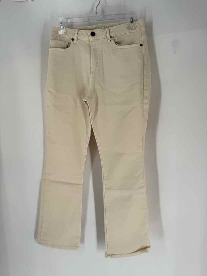 Size 28 ANN MASHBURN Cream Pants