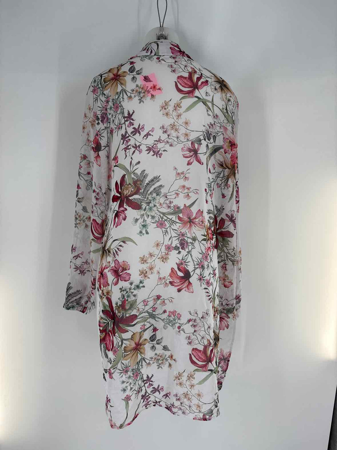 Size M CARMEN MARC VALVO White Print Coverup