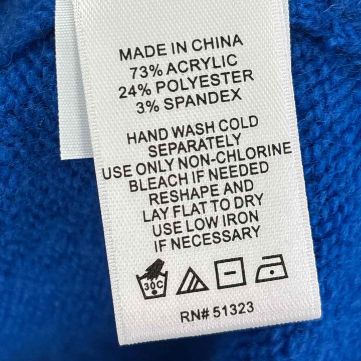 Size XL CECE Royal Blue Knit Cardigan