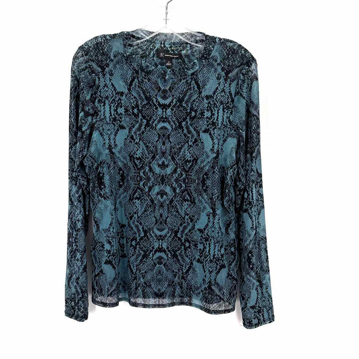 Size M INC Teal Mesh Shirt