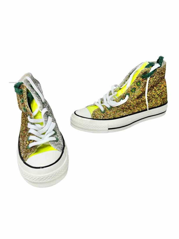 Shoe Size 9 Converse Lime Green Sneakers