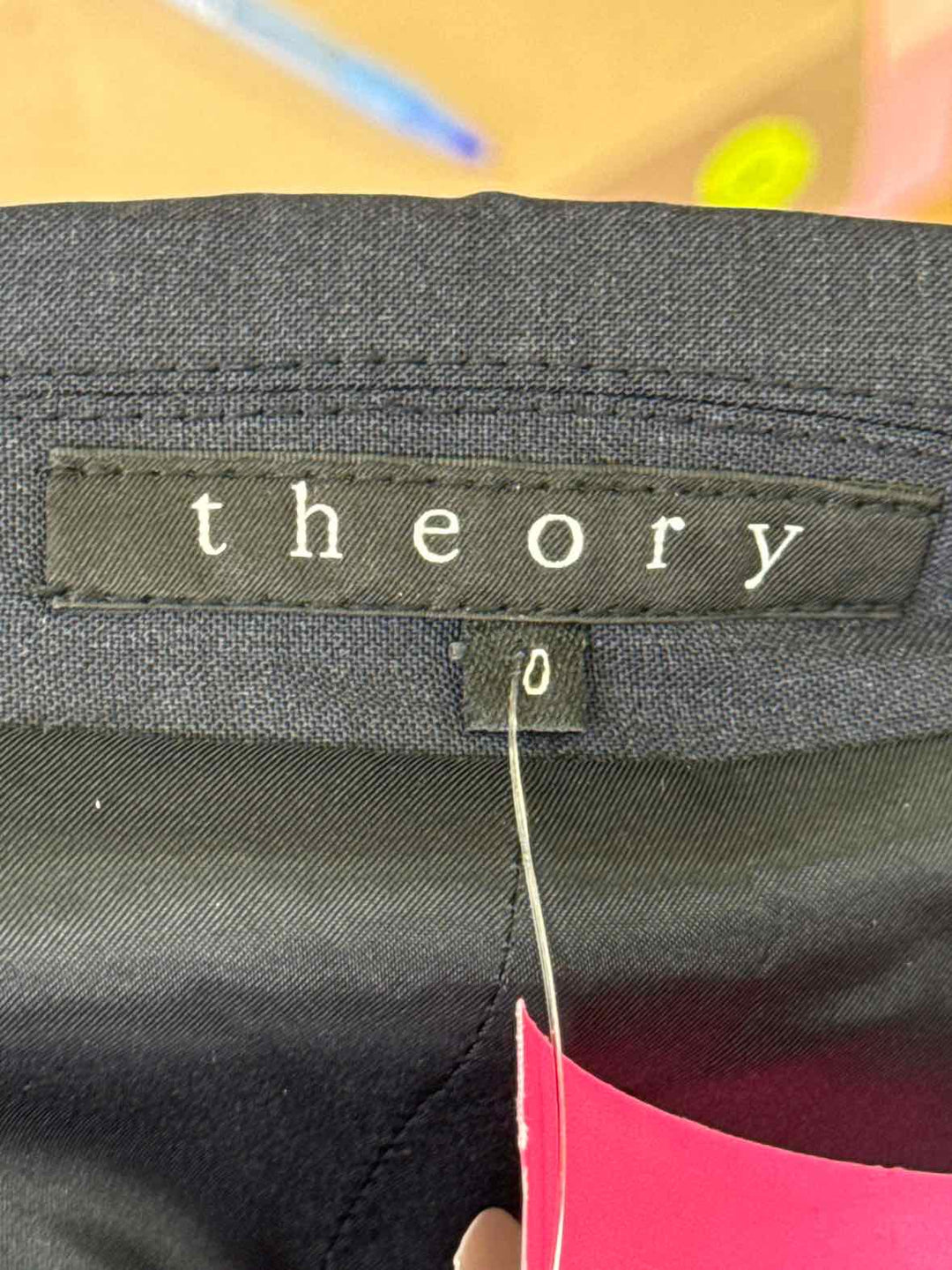 Size 0 THEORY Navy Blazer