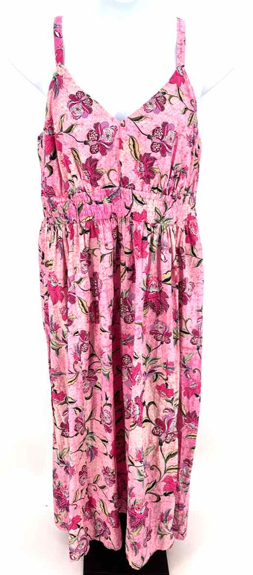 Size 18 LANE BRYANT Pink Cotton Dress