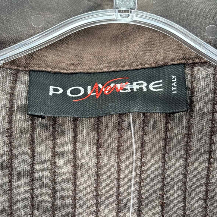 Size M Bronze Sateen Shirt