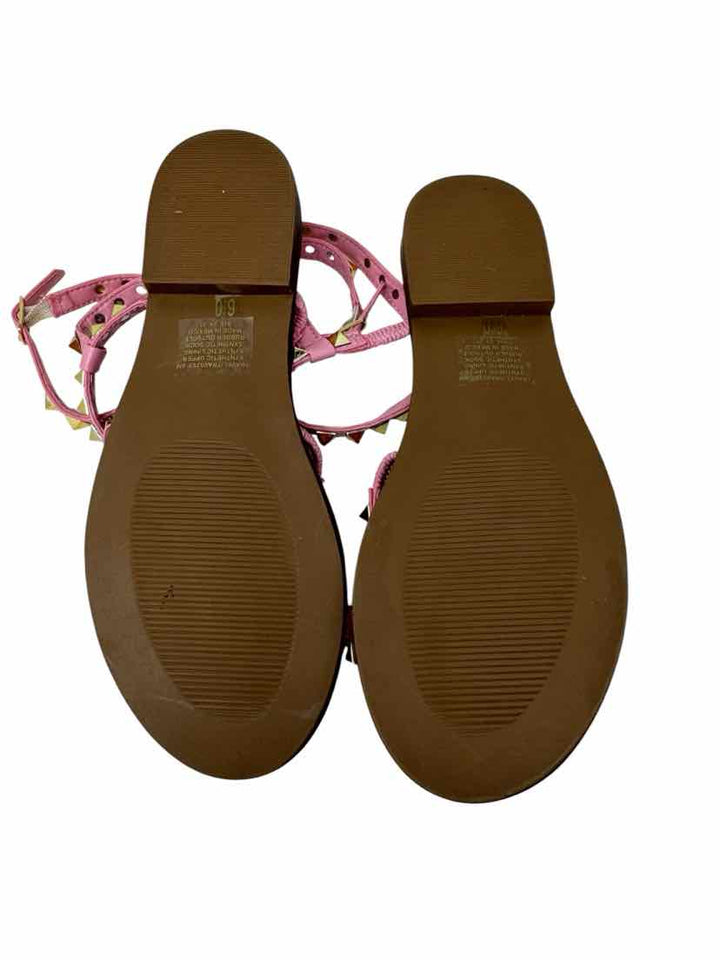 Shoe Size 6 Steve Madden Pink Sandals