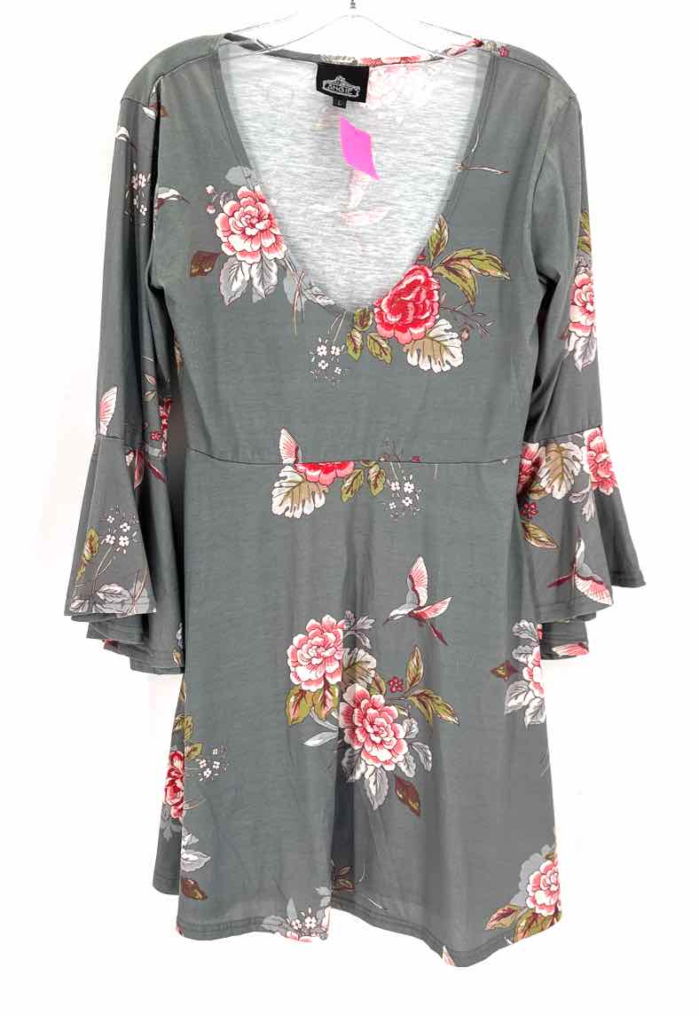 Size L ANGIE Sage Dress