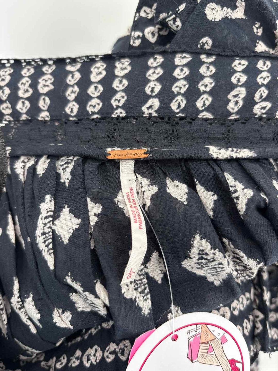 Size L FREE PEOPLE Navy Dress