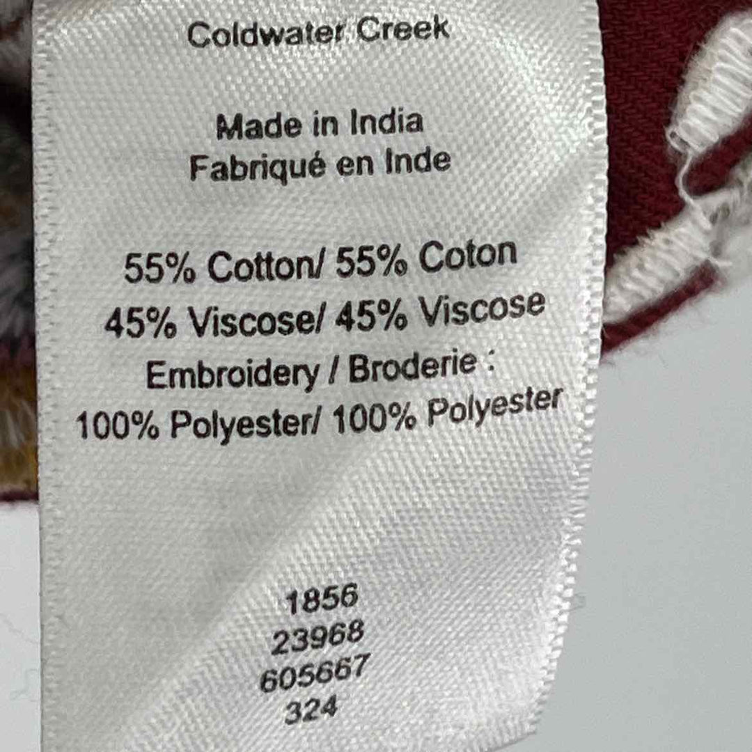 Size 2X Coldwater Creek Red Shirt