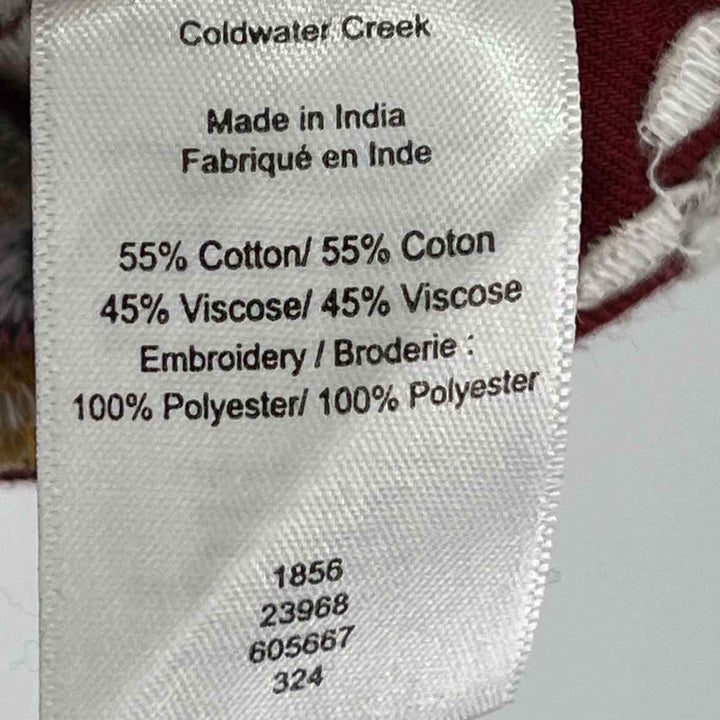 Size 2X Coldwater Creek Red Shirt