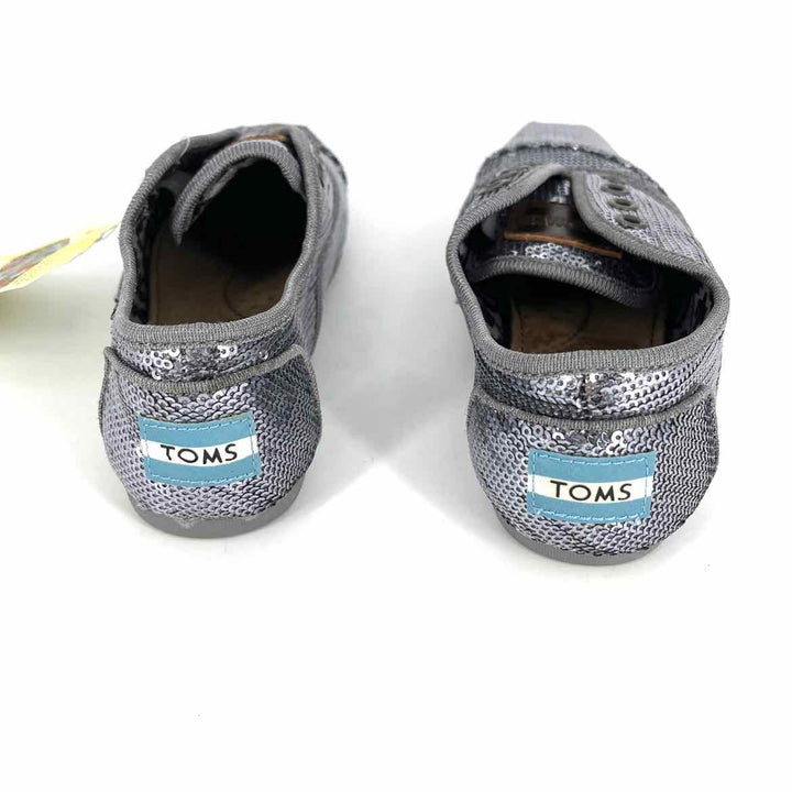 Shoe Size 5 Toms Pewter Sneakers
