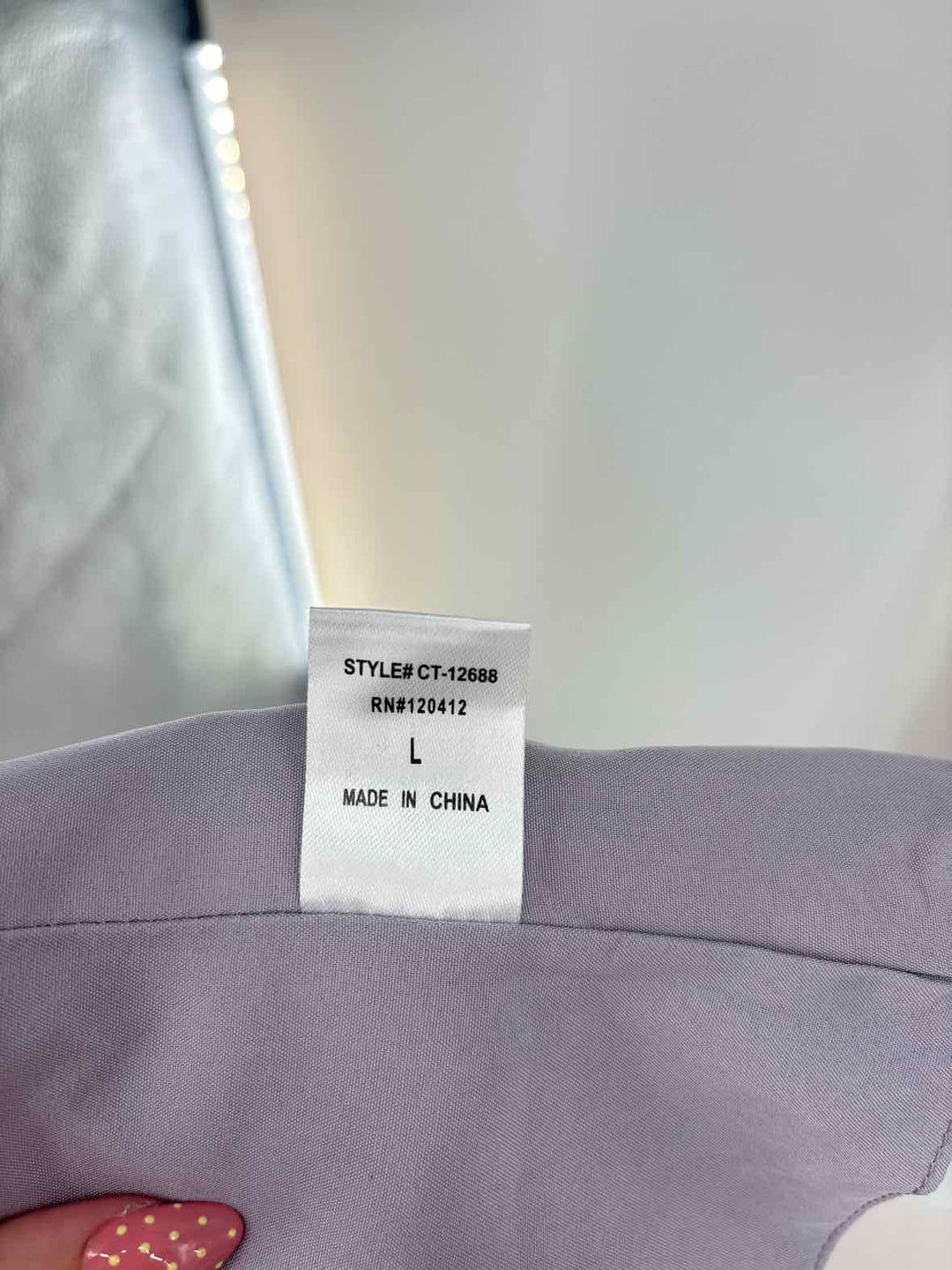 Size L Purple Shirt