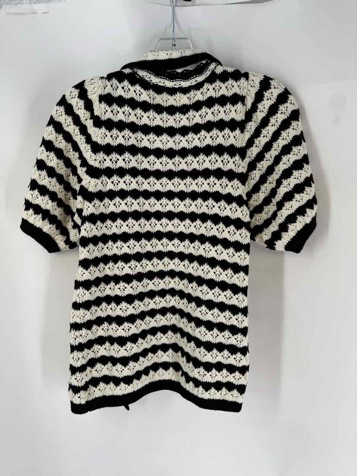 Size S MAEVE Black/White Shirt