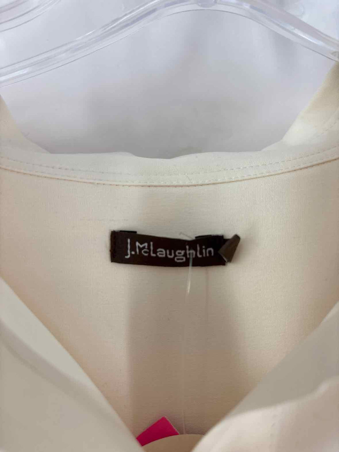 Size M J.MCLAUGHLIN Cream Shirt