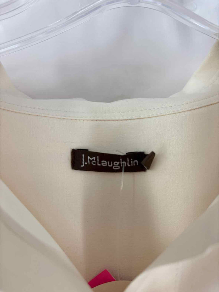 Size M J.MCLAUGHLIN Cream Shirt