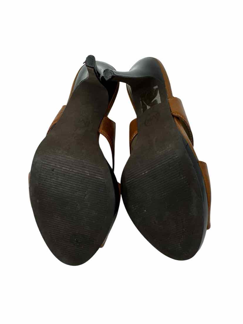 Shoe Size 9 Michael Kors Brown Leather Sandals