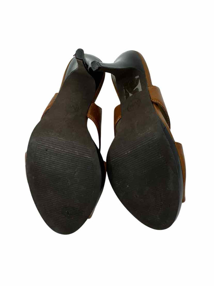 Shoe Size 9 Michael Kors Brown Leather Sandals